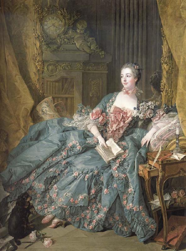 Francois Boucher Madame de Pompadour china oil painting image